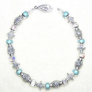 **Sale**  Mint Green Victorian Inspired Bracelet